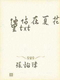 他站在夏花绚烂里txt