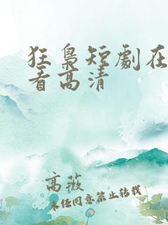狂枭短剧在线观看高清