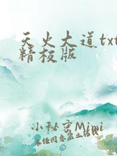 天火大道txt精校版