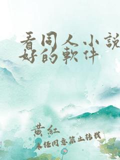 看同人小说比较好的软件