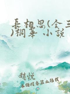 长相思(全三册)桐华 小说