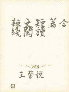 辣文短篇合集在线阅读