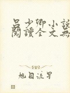 吕少卿小说免费阅读全文无弹窗