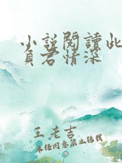 小说阅读此生不负君情深