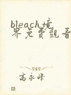 bleach境界免费观看全集完整版高清