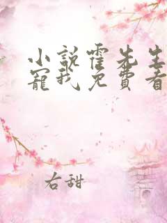 小说霍先生乖乖宠我免费看