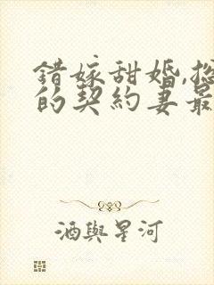 错嫁甜婚,总裁的契约妻最新章节