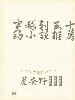 穿越到五十年代的小说推荐