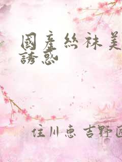 国产丝袜美腿的诱惑