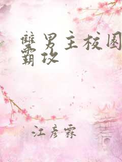 双男主校园文校霸攻