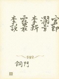 李霖李澜官场小说最新章节更新时间