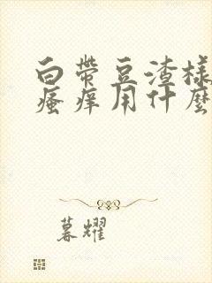 白带豆渣样内阴瘙痒用什么药