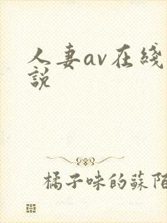 人妻av在线小说