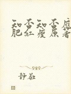 知否知否应是绿肥红瘦原著小说叫什么