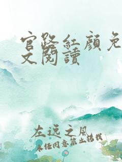 官路红颜免费全文阅读