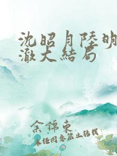 沈昭月陆明野许澈大结局