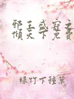 邪王盛宠之毒妃倾天下免费阅读