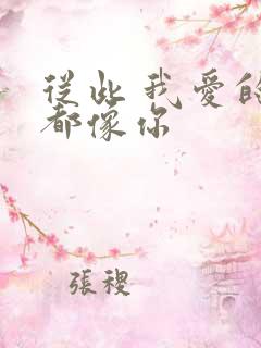从此 我爱的人都像你