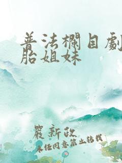 普法栏目剧双胞胎姐妹