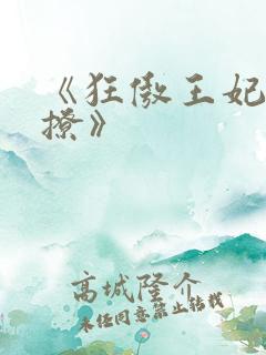 《狂傲王妃野又撩》