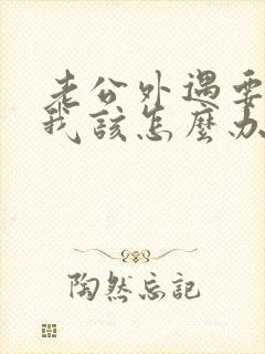 老公外遇要离婚我该怎么办
