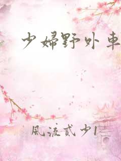 少妇野外车震