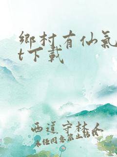 乡村有仙气txt下载