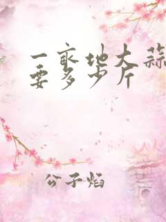 一亩地大蒜种子要多少斤