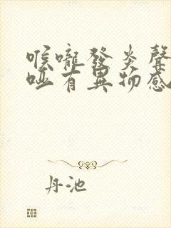喉咙发炎声音嘶哑有异物感