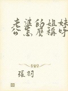 老婆的姐妹的老公怎么称呼