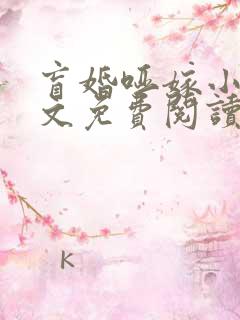 盲婚哑嫁小说全文免费阅读