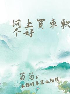 网上买车软件那个好