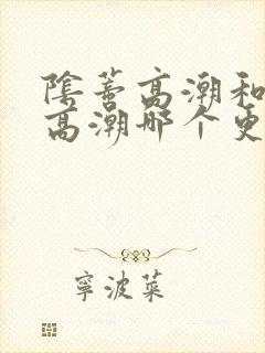 阴蒂高潮和阴道高潮哪个更爽