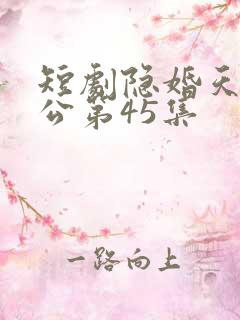 短剧隐婚天价老公第45集