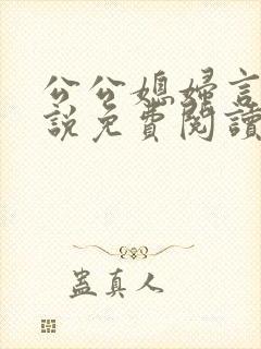 公公媳妇言情小说免费阅读