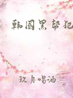 韩国黑帮犯罪片