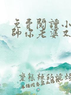 免费阅读小说少帅你老婆又跑了全文