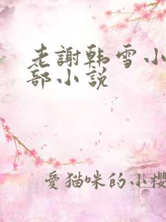 老谢韩雪小说全部小说