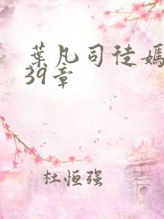 叶凡司徒嫣然第39章