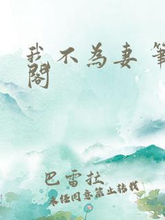 我不为妻 笔趣阁