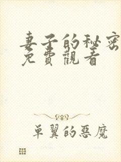 妻子的秘密韩剧免费观看