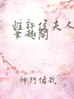 惟许侯夫人法采笔趣阁