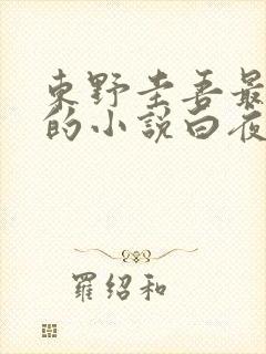 东野圭吾最好看的小说白夜行