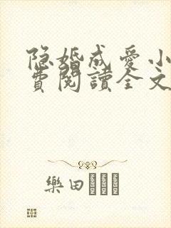隐婚成爱小说免费阅读全文