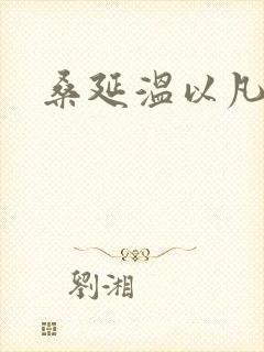 桑延温以凡难哄