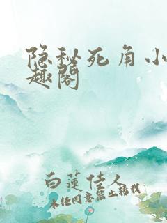 隐秘死角小说笔趣阁