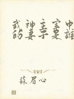 武神主宰中秦尘的妻子是谁