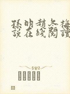 孙明赵冬梅的小说在线阅读无弹窗