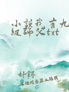 小说我有九个神级师父txt