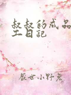 叔叔的成品店打工日记